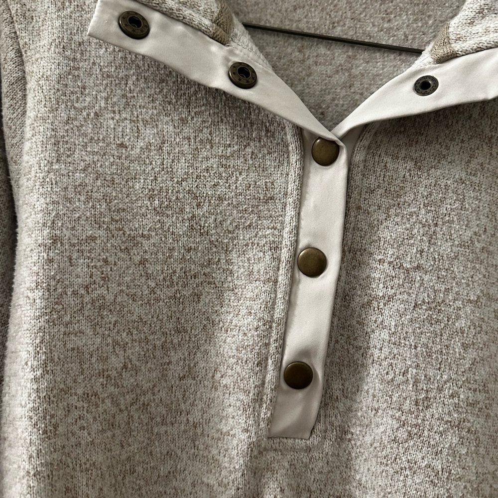 Button-Up Pullover Sweater - Picture 2 of 4